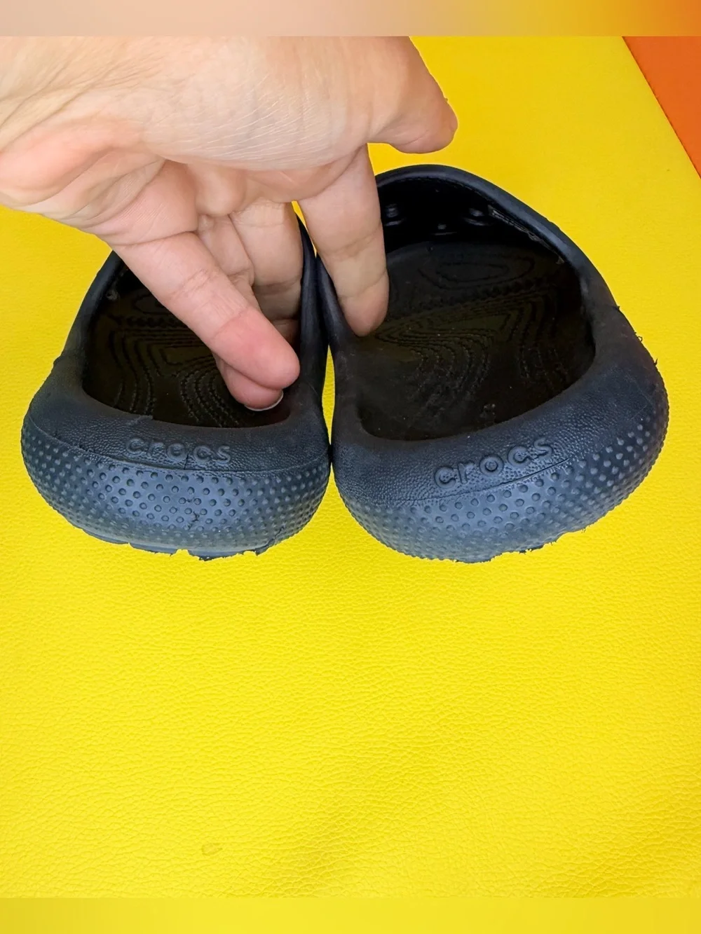 CROCS Kids Black Classic Slide Clogs Size 11